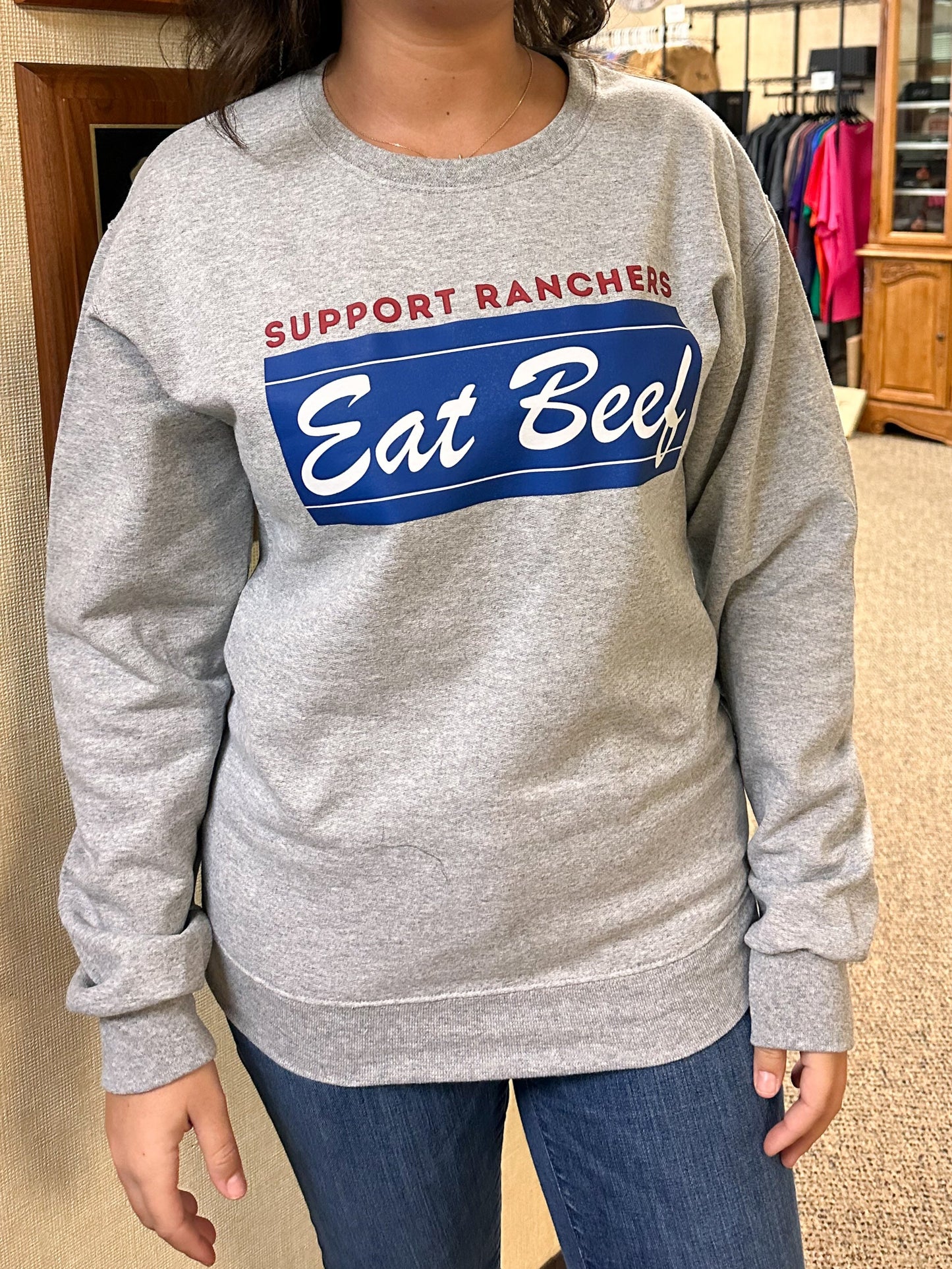 EAT BEEF CREWNECK