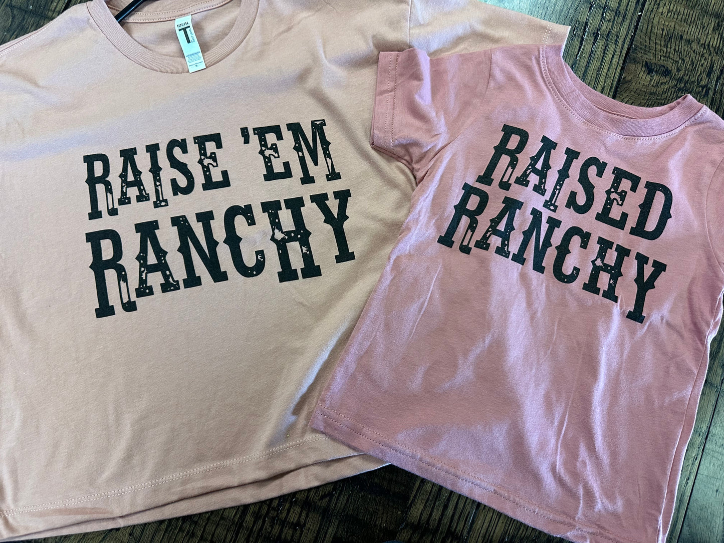 RAISED RANCHY TODDLER TEE (2 options)