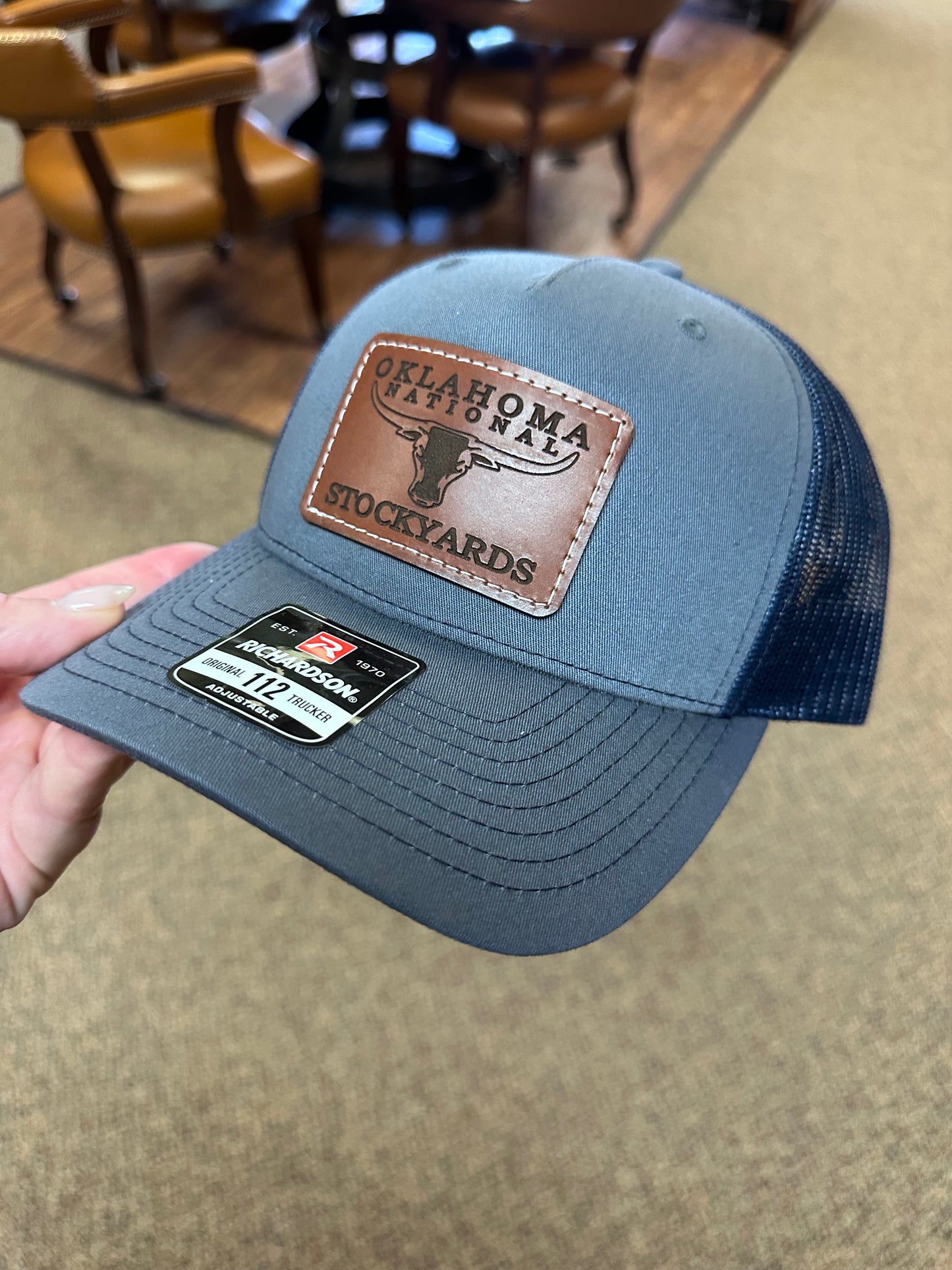BROWN STEER PATCH CAP (multi color)