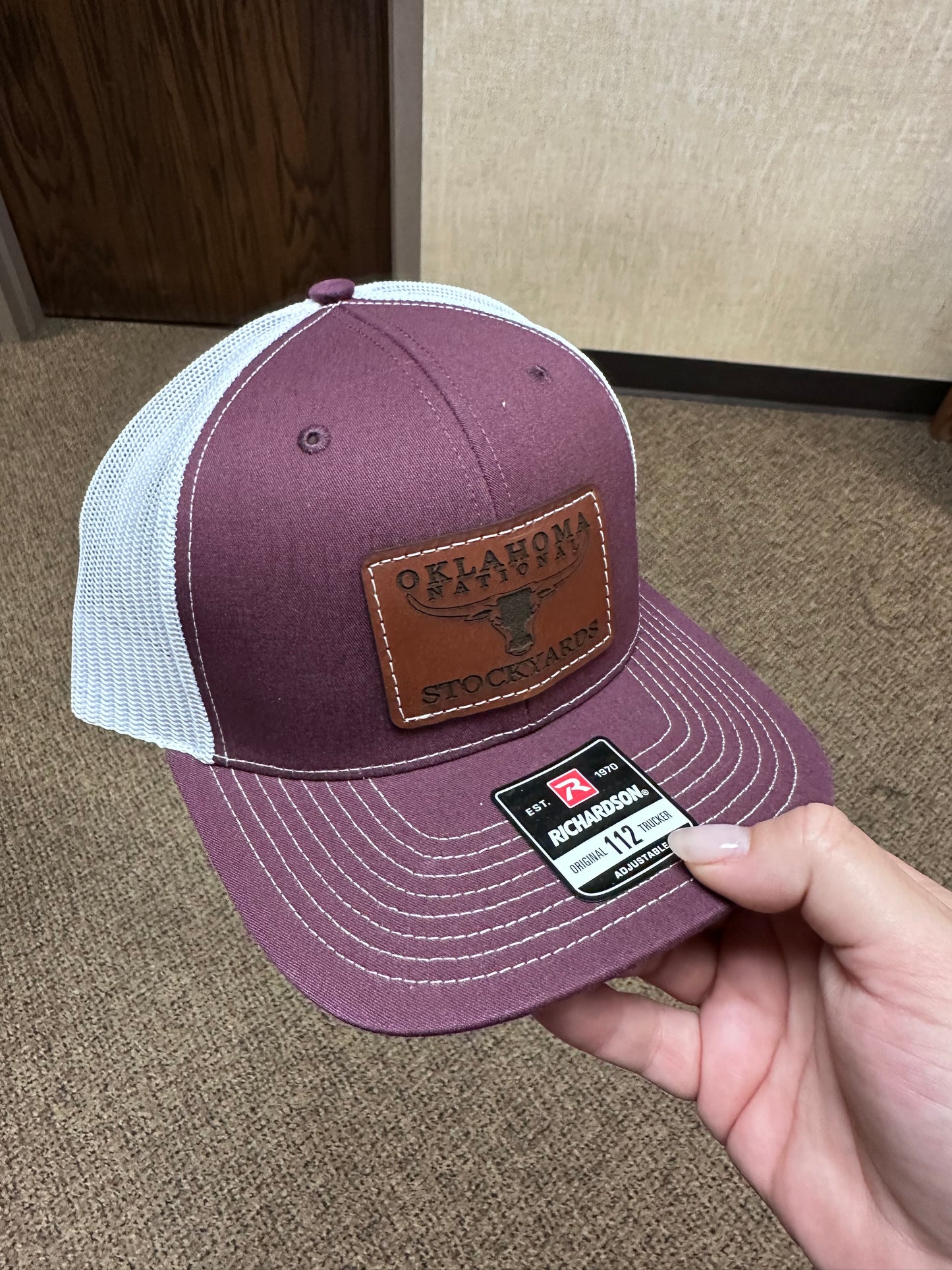BROWN STEER PATCH CAP (multi color)