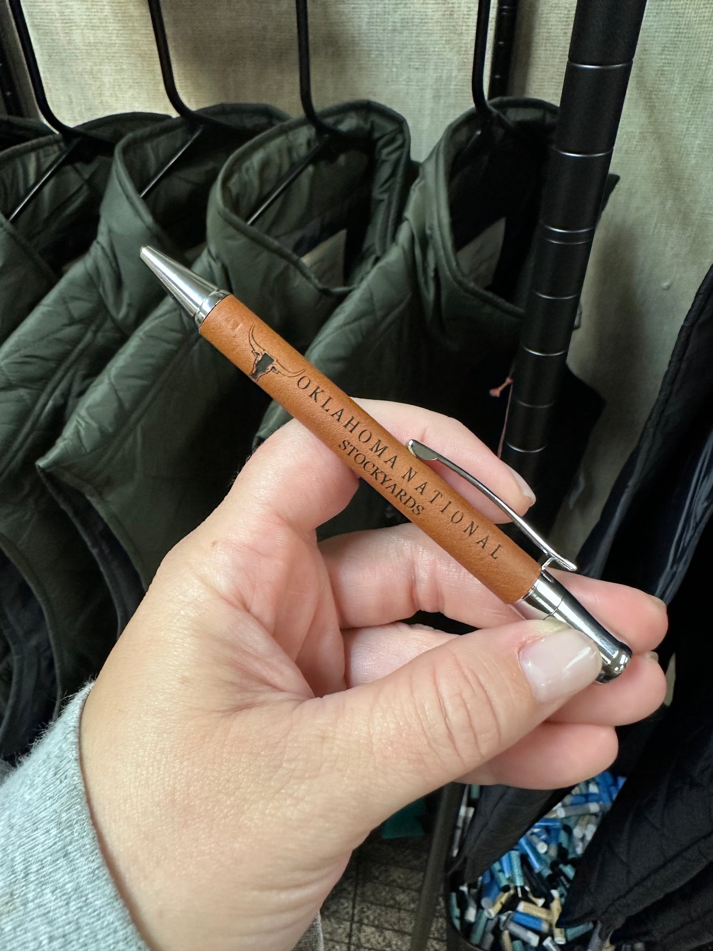 LEATHER WRAPPED INK PEN