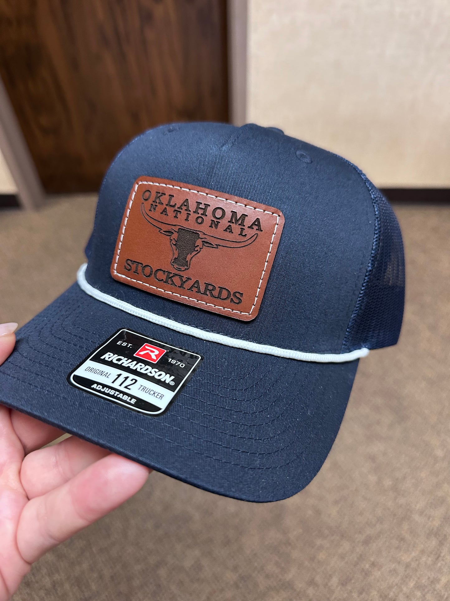 BROWN STEER PATCH CAP (multi color)
