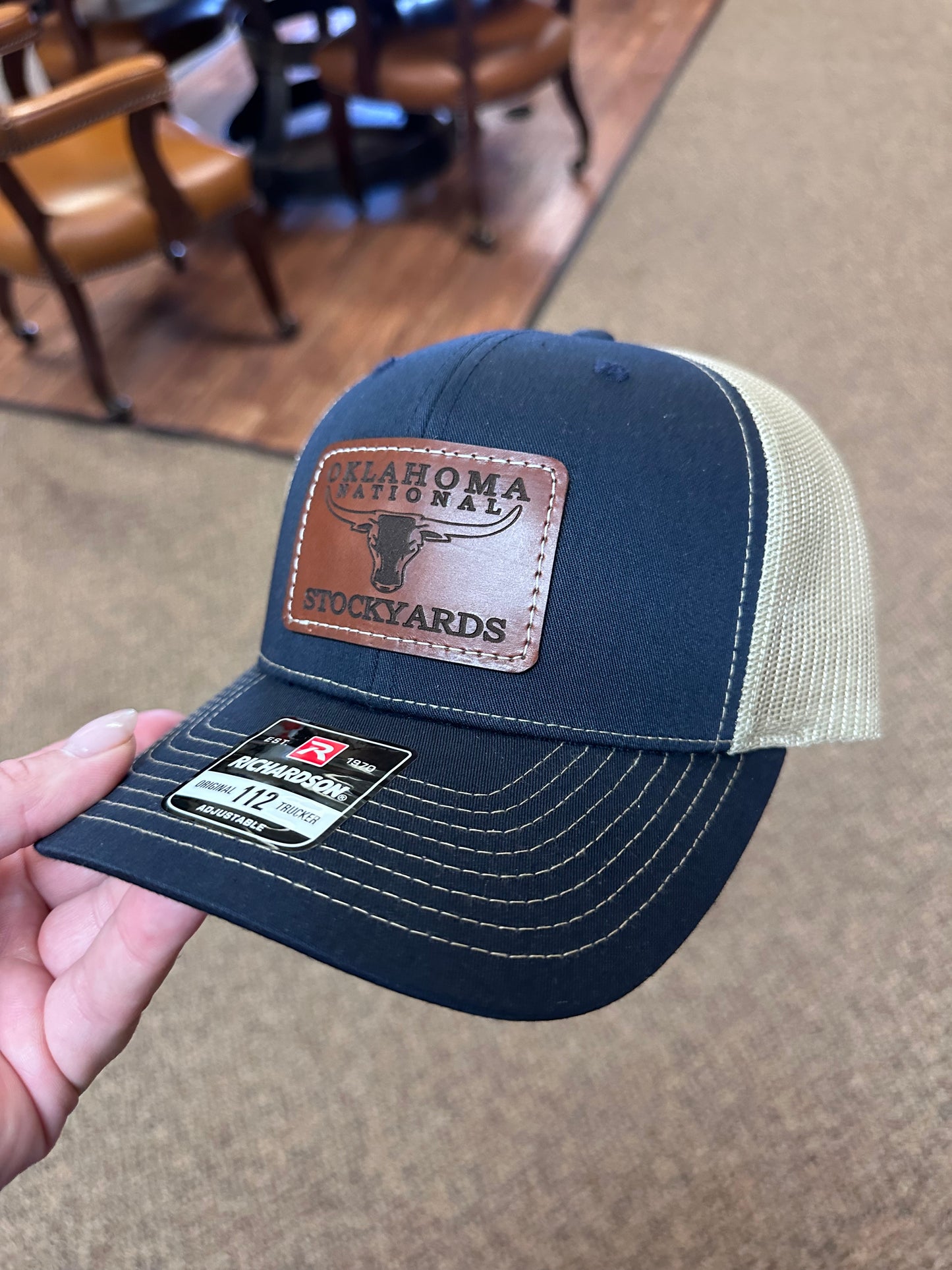 BROWN STEER PATCH CAP (multi color)