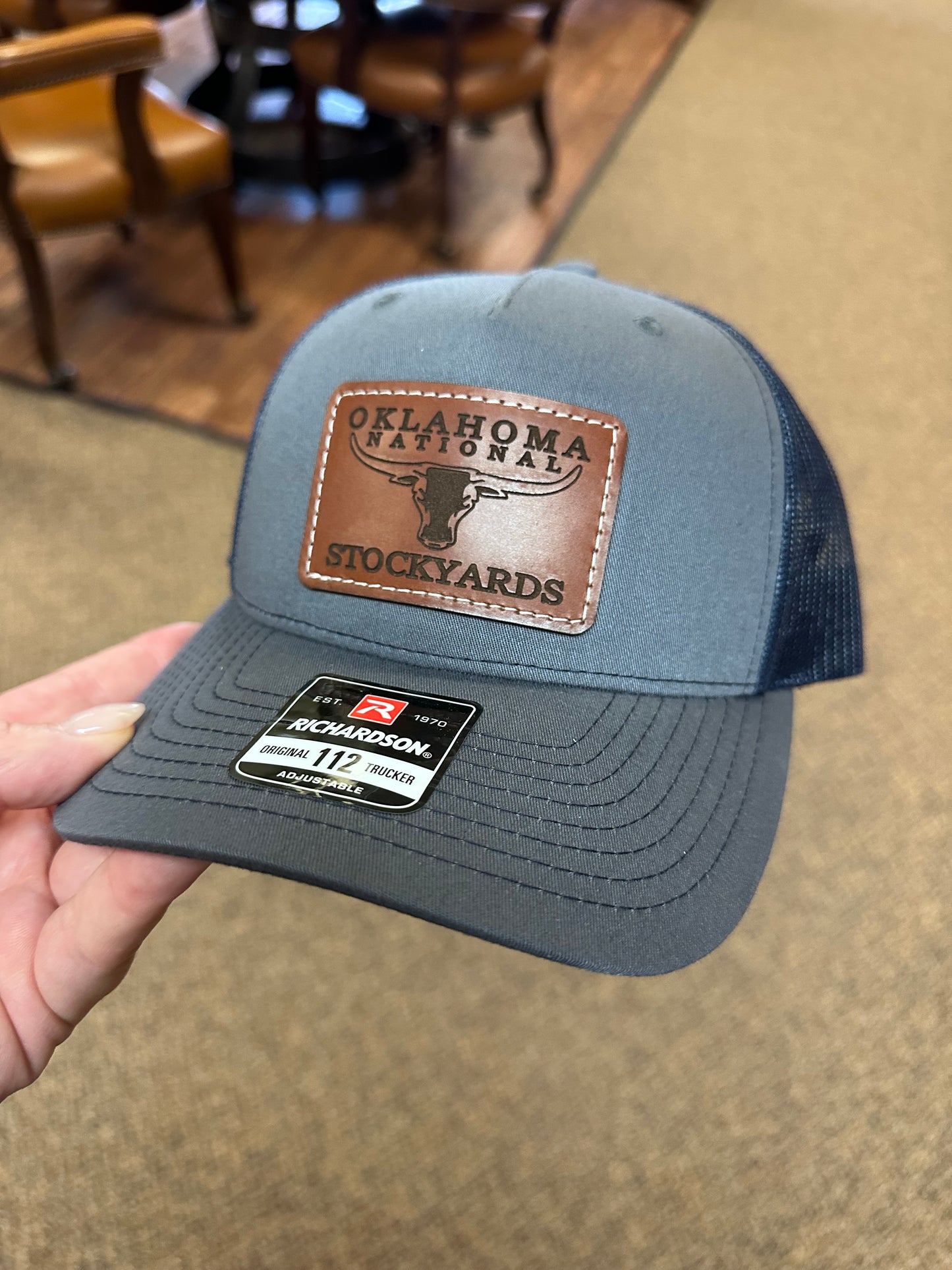 BROWN STEER PATCH CAP (multi color)