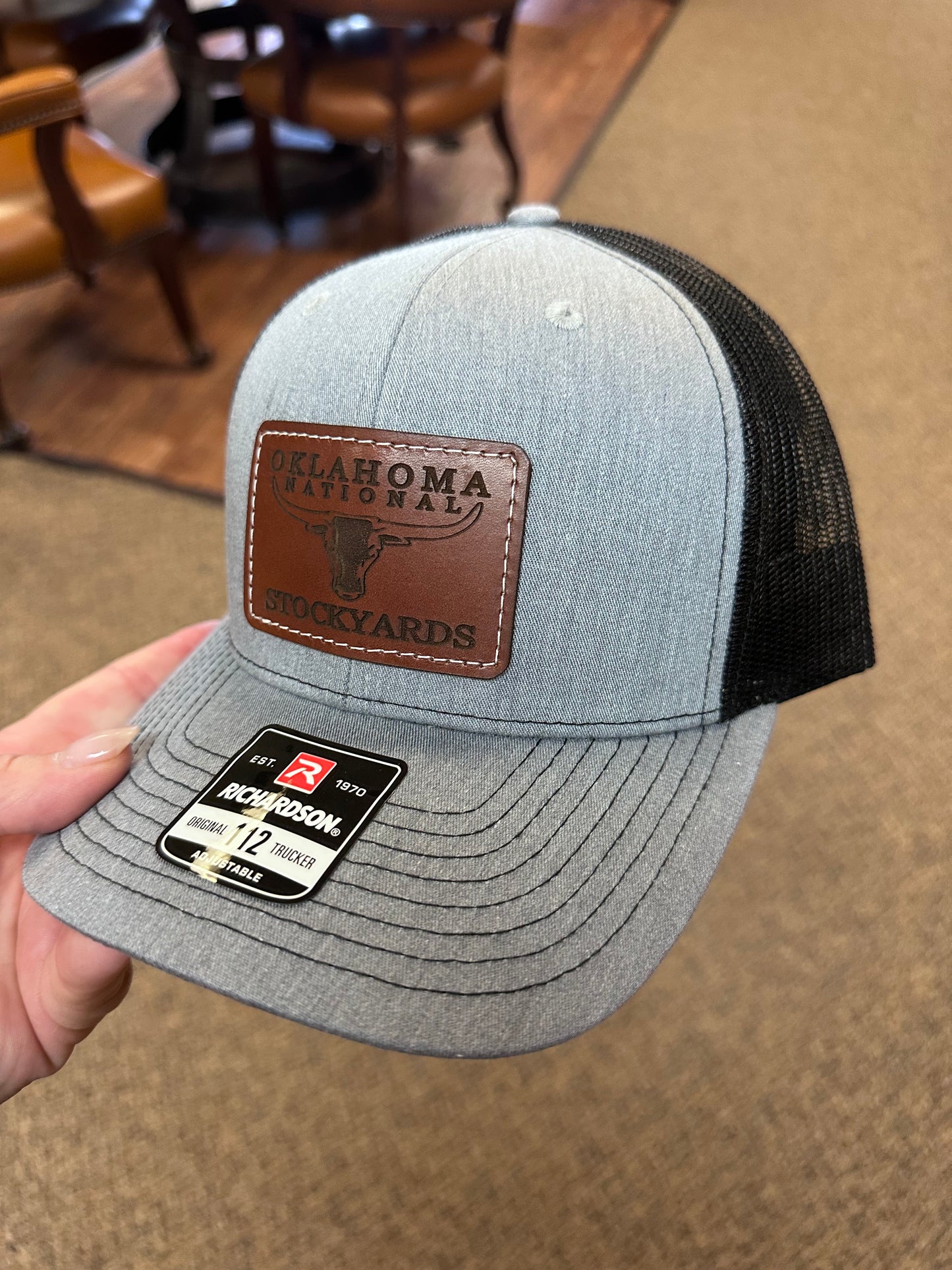 BROWN STEER PATCH CAP (multi color)