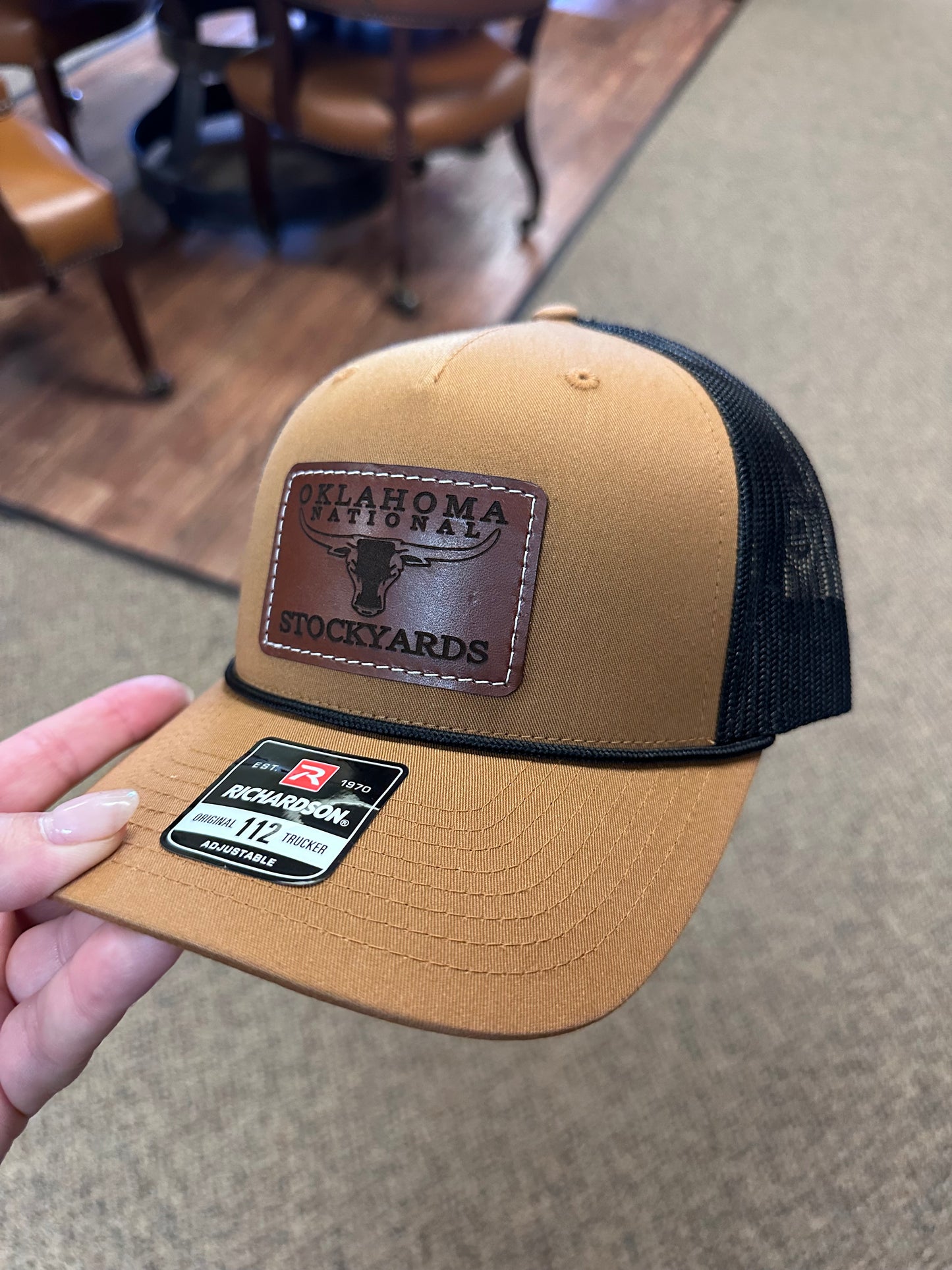 BROWN STEER PATCH CAP (multi color)