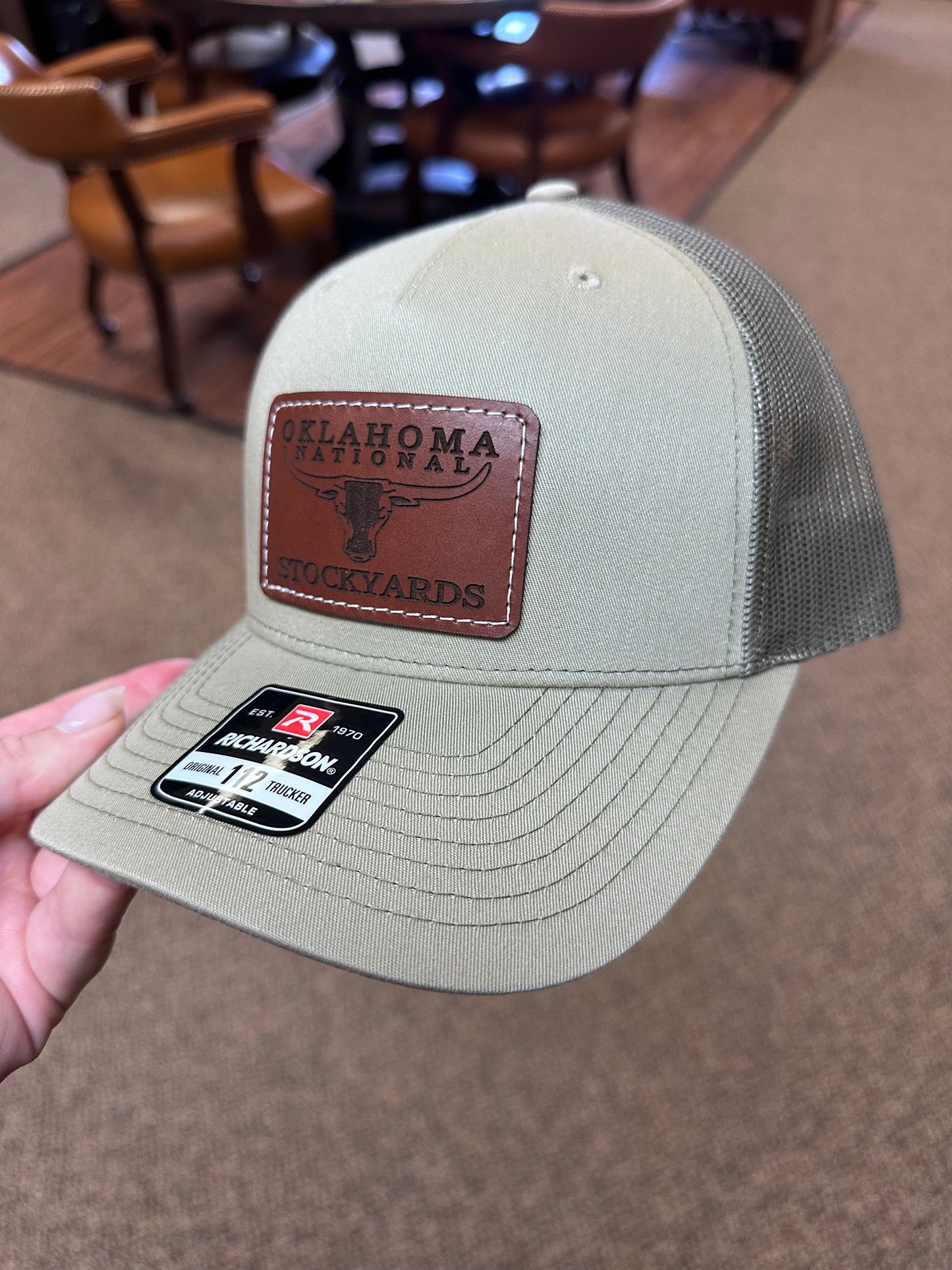 BROWN STEER PATCH CAP (multi color)