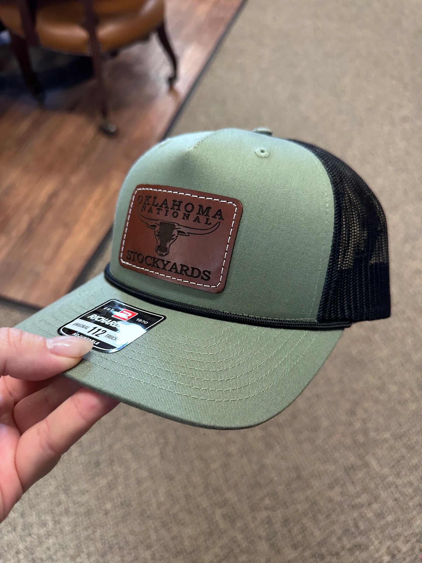 BROWN STEER PATCH CAP (multi color)