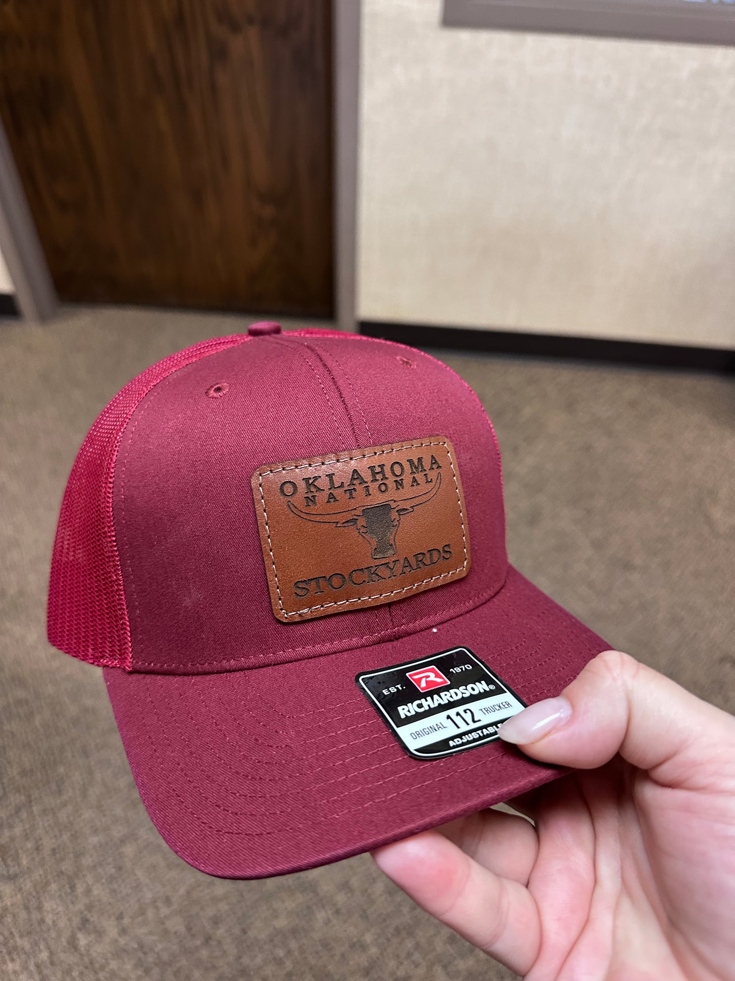 BROWN STEER PATCH CAP (multi color)