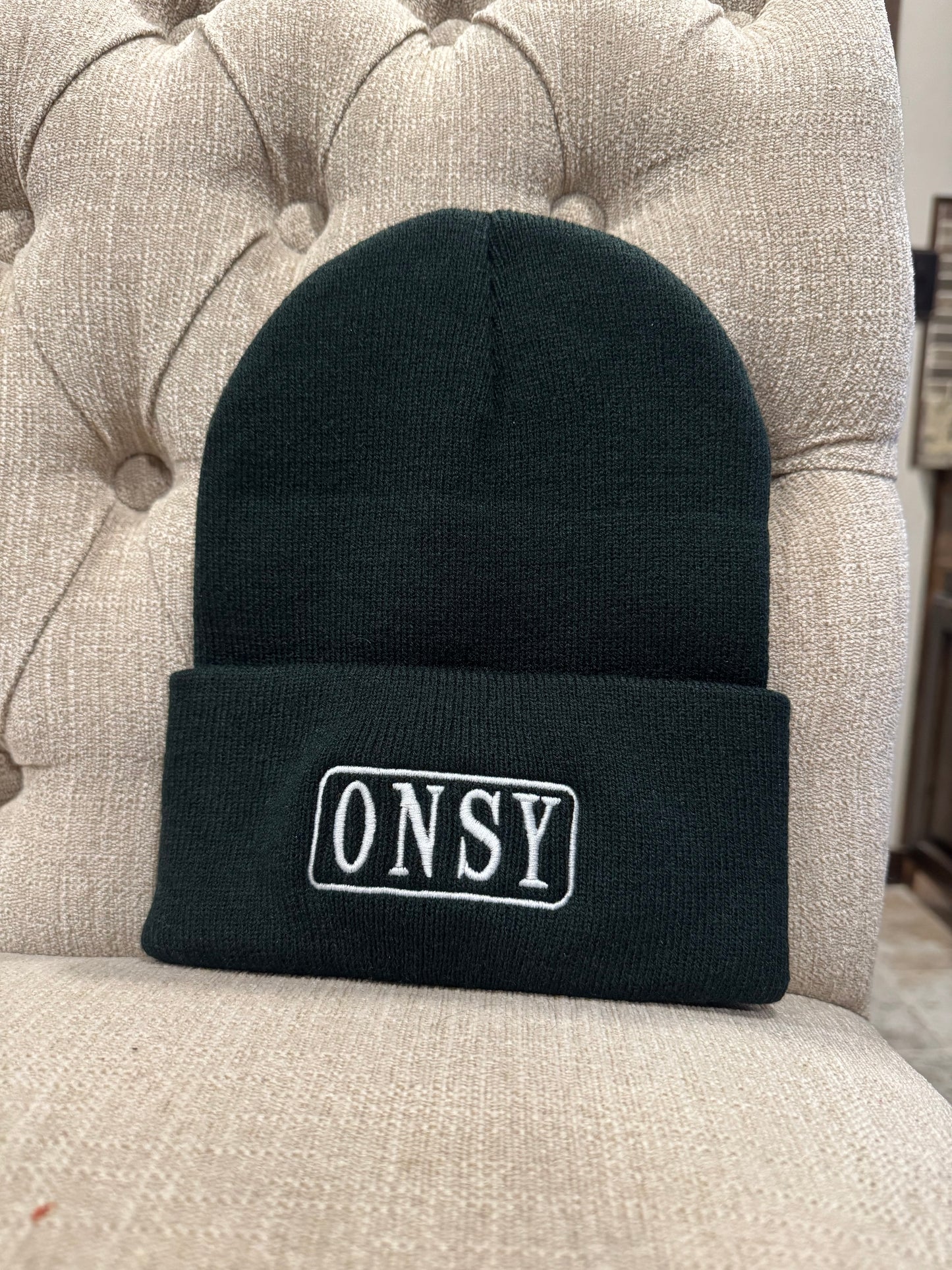 EMBROIDERED BEANIE