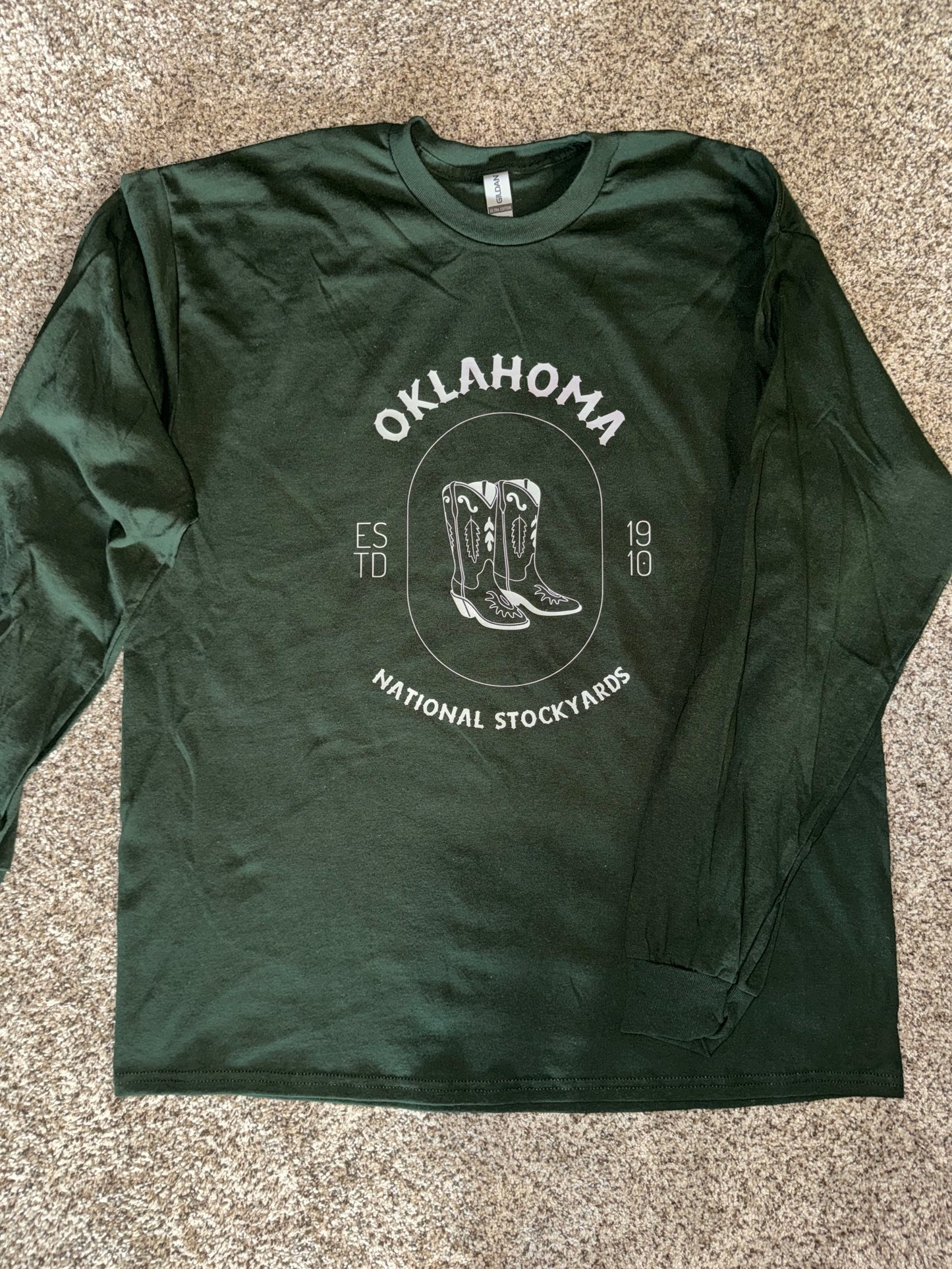 Green + Pastel Pink Long Sleeve