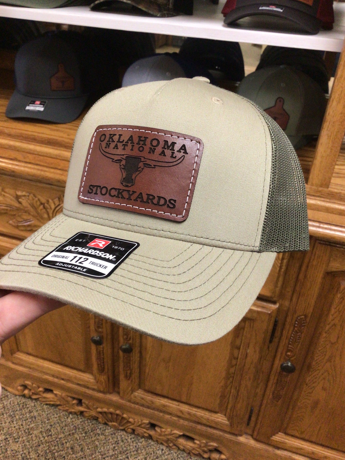 BROWN STEER PATCH CAP (multi color)