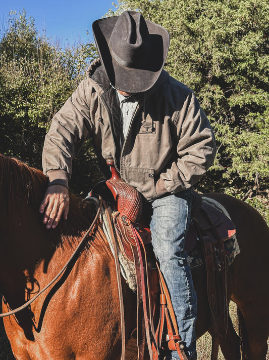 HOODED CANVAS DUCK COAT