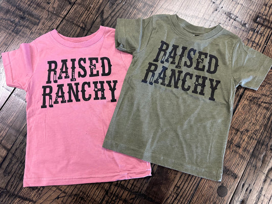 RAISED RANCHY TODDLER TEE (2 options)
