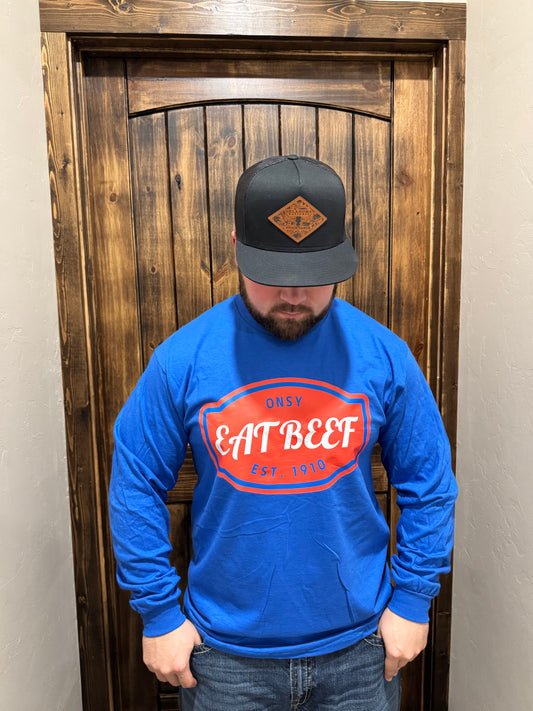 Eat Beef Long Sleeve Tee
