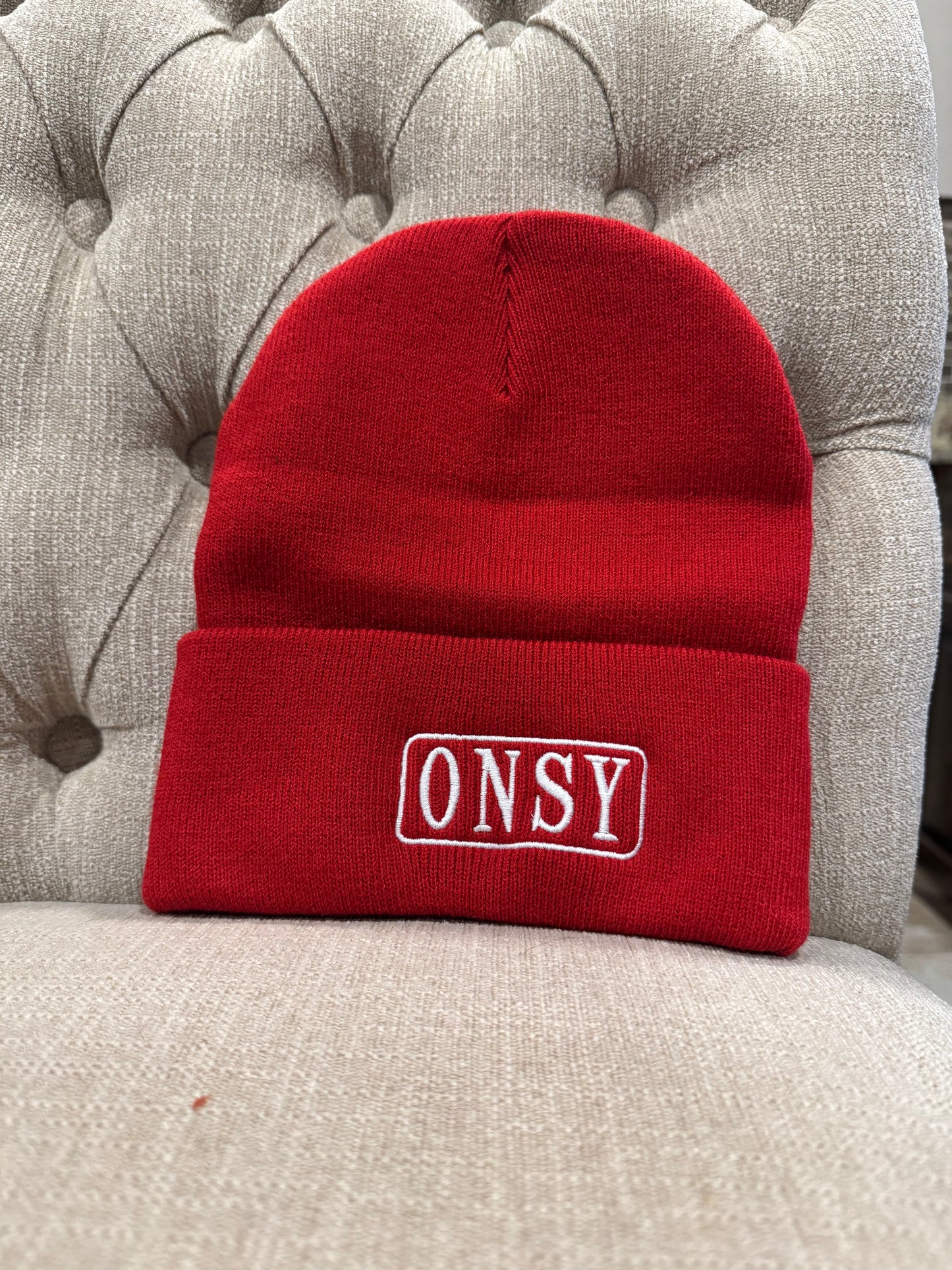 EMBROIDERED BEANIE