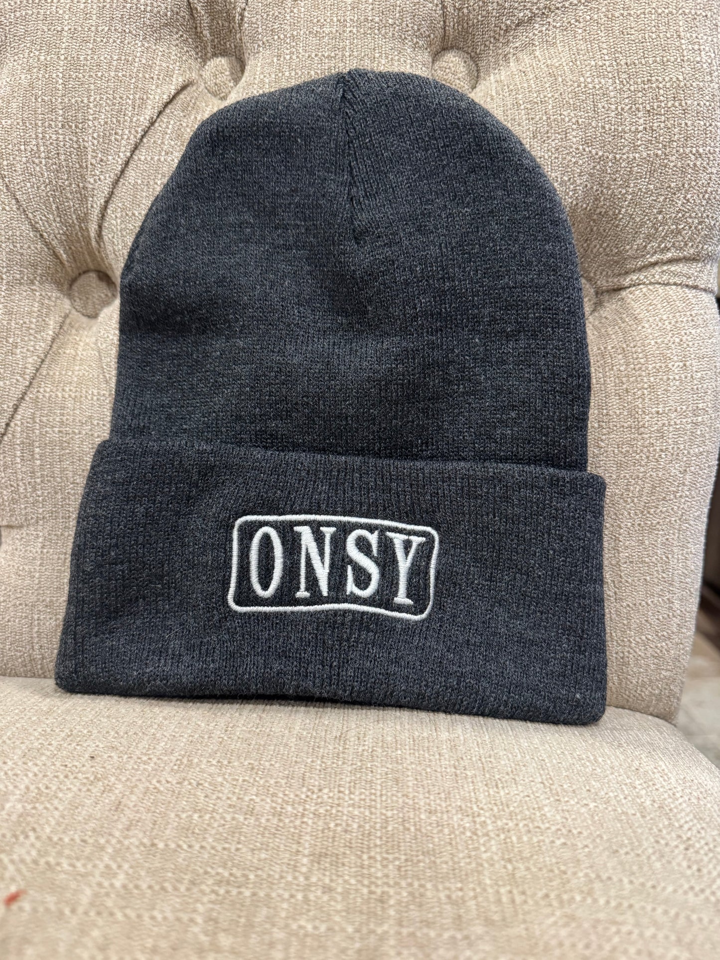 EMBROIDERED BEANIE
