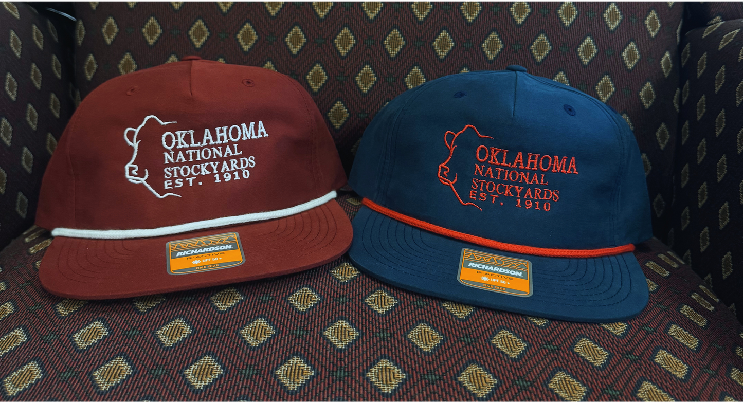 Stockyards Vintage Flat Bill Rope Cap