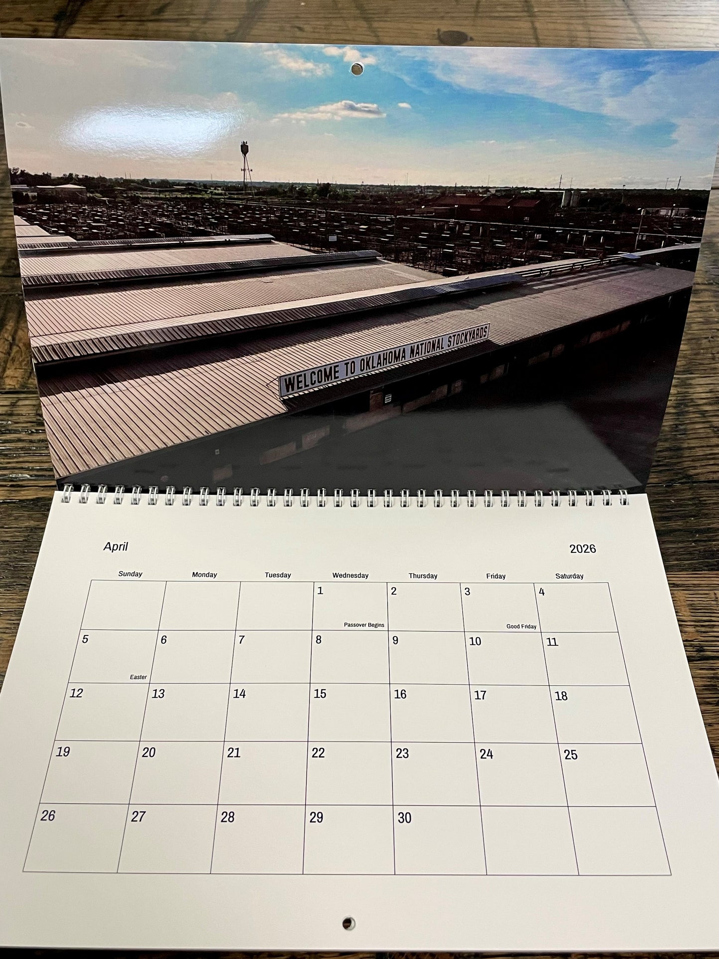 2026 Oklahoma National Stockyards Wall Calendar