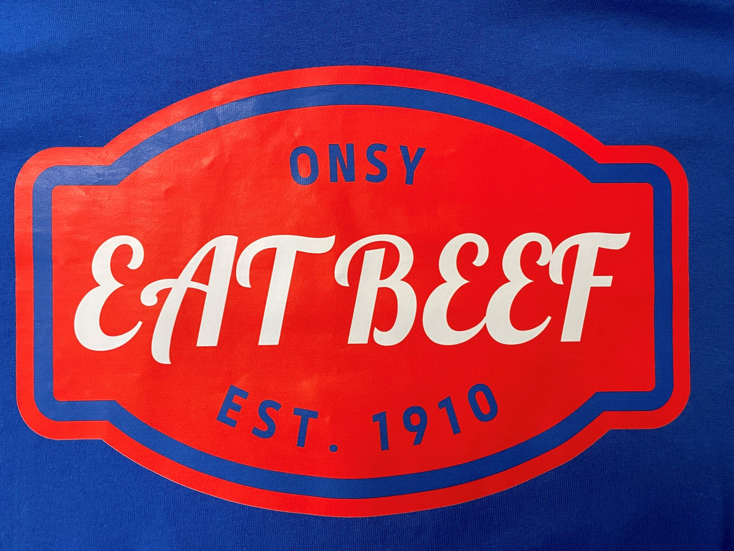 Eat Beef Long Sleeve Tee